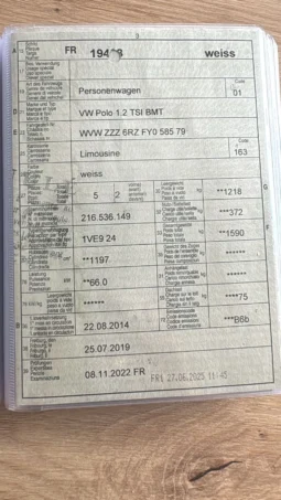 
										VW Polo 1.2 TSI BMT Comfortline full									